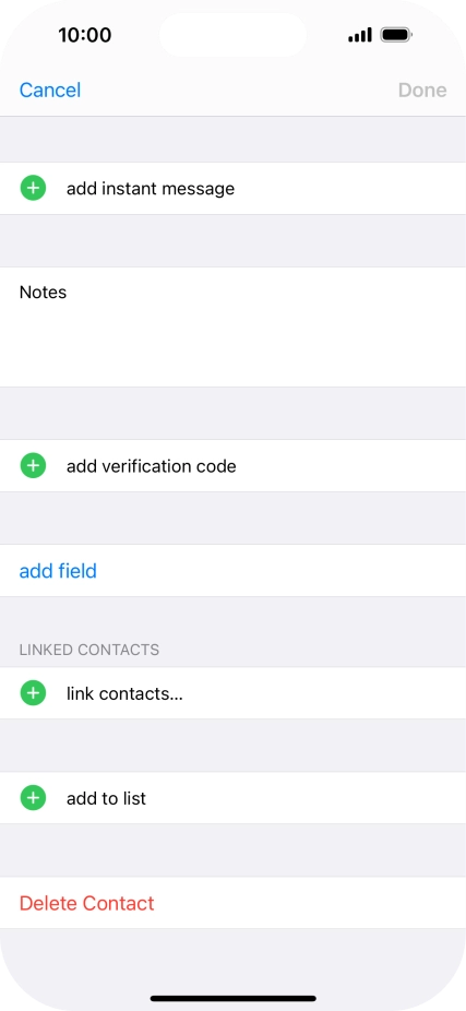 Press link contacts....