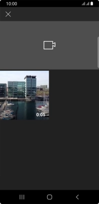 Press the required video clip.