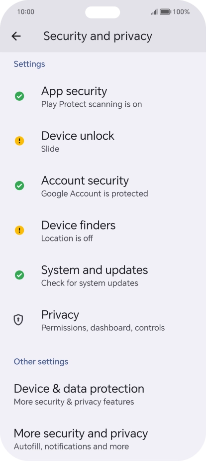 Press More security and privacy. Press More security and privacy.
