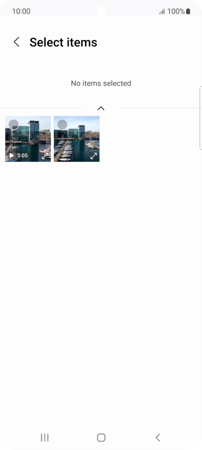 Press the required picture.