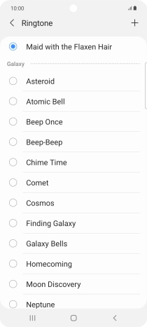 Press the Home key to return to the home screen. Press the Home key to return to the home screen.