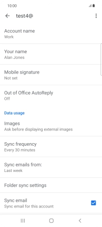 Press Account name and key in the required name.