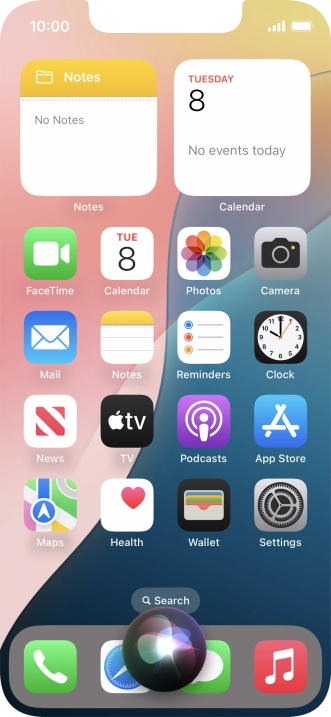 Say, in your own words, what you would like your phone to do, e.g.: CAMERA, CALL [contact], SEARCH THE WEB FOR [information].