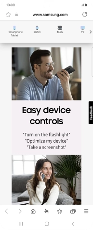 Press the Home key to return to the home screen.