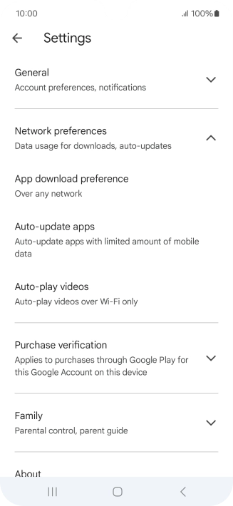 Press Auto-update apps. Press Auto-update apps.
