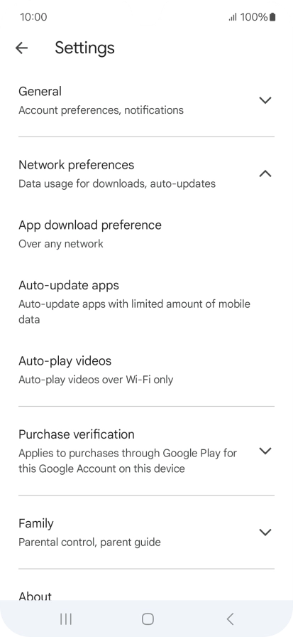 Press Auto-update apps. Press Auto-update apps.
