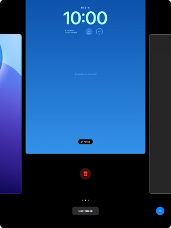 Press the delete icon. Press the delete icon.