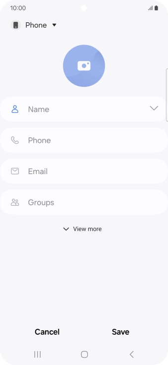 Press the address book drop down list. Press the address book drop down list.