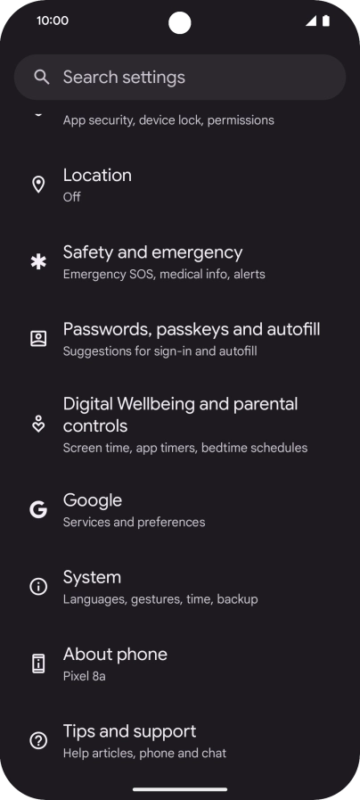 Press Google. Press Google.