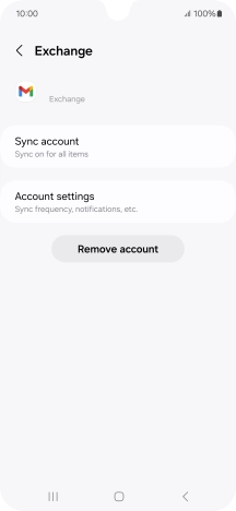Press Account settings. Press Account settings.