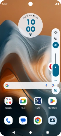 Press the Home key to return to the home screen.
