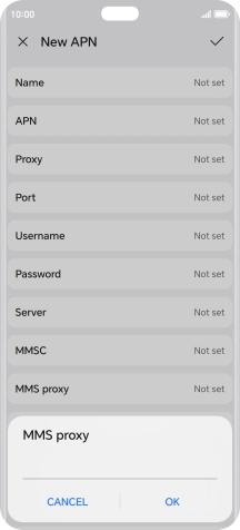 Key in 212.183.137.012 and press OK.