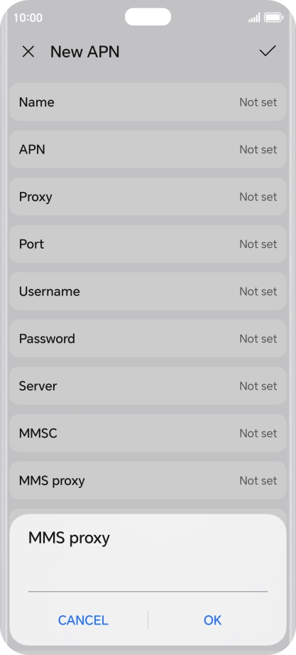 Key in 212.183.137.012 and press OK.