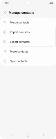 Press Merge contacts.