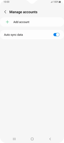 Press Add account. Press Add account.