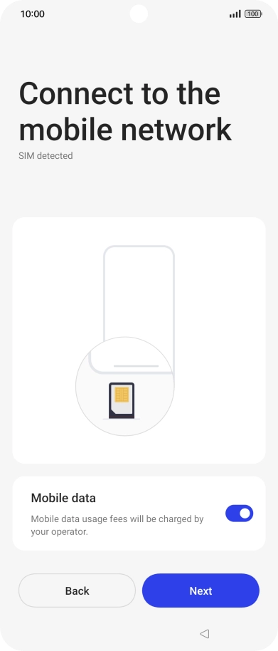 Press the indicator next to Press the indicator next to