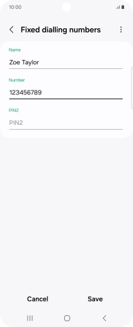 Press PIN2 and key in your PIN2. The default PIN2 is 1111.