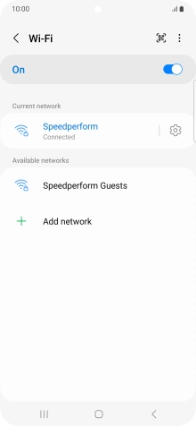 Press the Home key to return to the home screen.