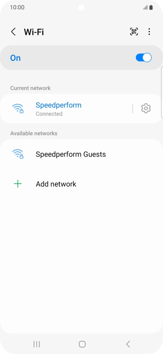 Press the Home key to return to the home screen.