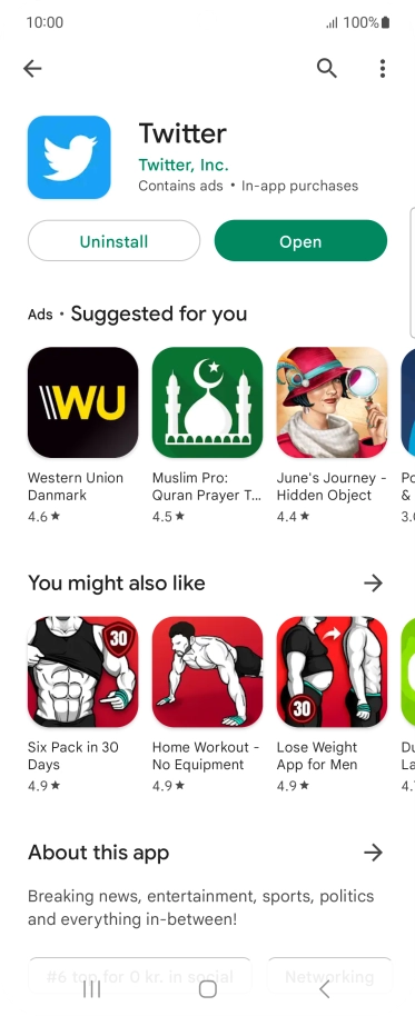 Press the Home key to return to the home screen. Press the Home key to return to the home screen.