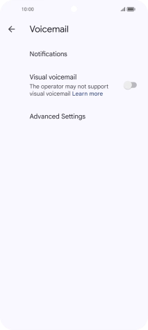 Press Advanced Settings.