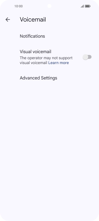 Press Advanced Settings.