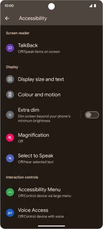 Press the required category below 
