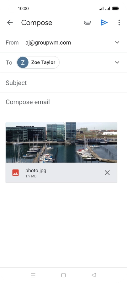 Press Subject and key in the required subject.