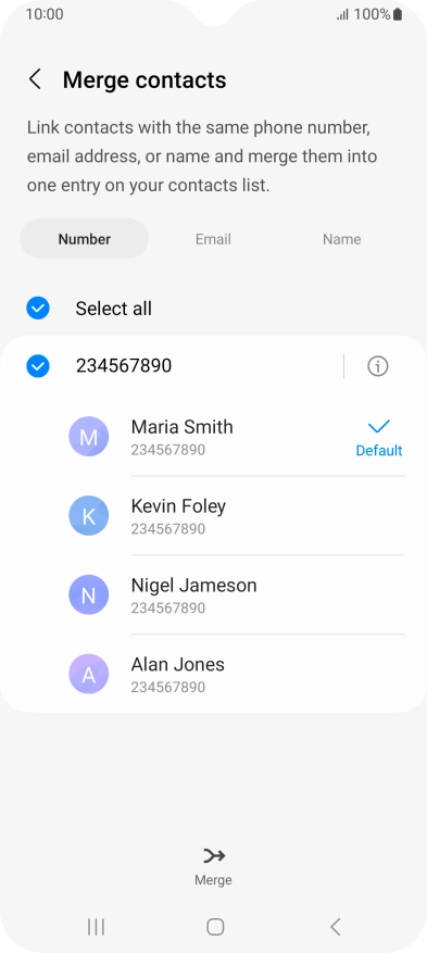 Press Merge. Press Merge.