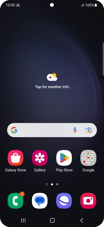 The missed calls icon shows that you have one or more missed calls.