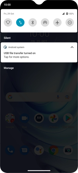 Press Tap for more options..