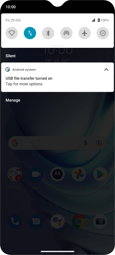 Press Tap for more options..