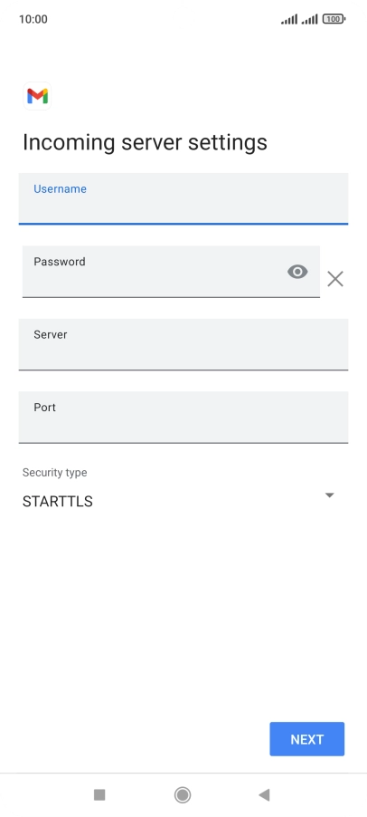 Press the field below 