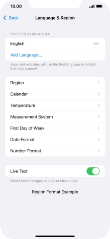 Press Add Language....