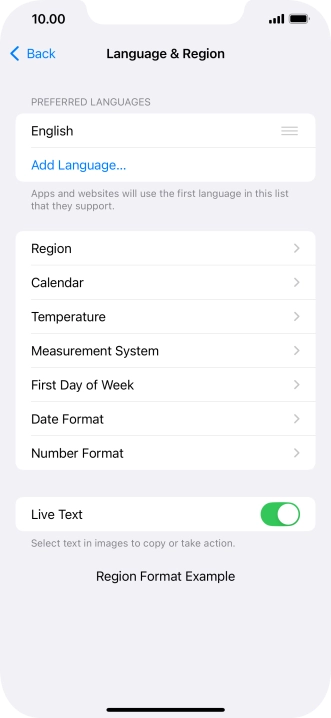 Press Add Language....