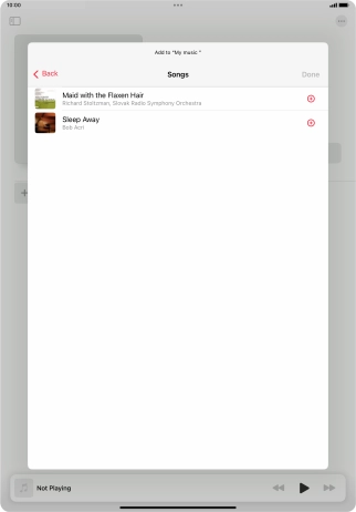 Go to the required category and press the required audio file. Go to the required category and press the required audio file.