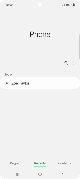 Press the required number.