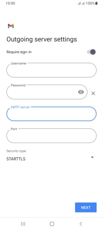 Press the field below 