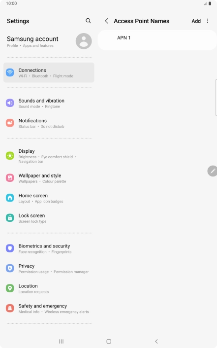 Press Add. Press Add.