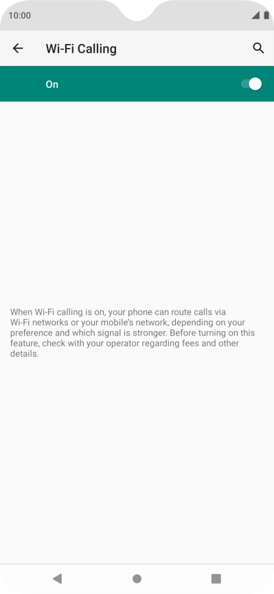 Press the Home key to return to the home screen.