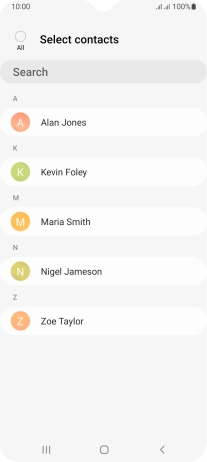 Press the field above 