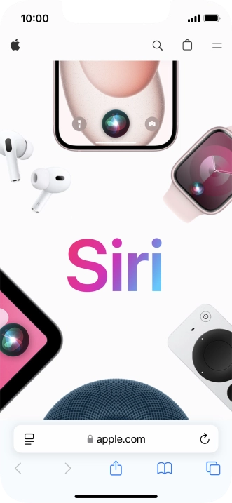 Slide your finger upwards starting from the bottom of the screen to return to the home screen.