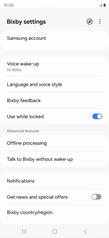 Press the explore icon.