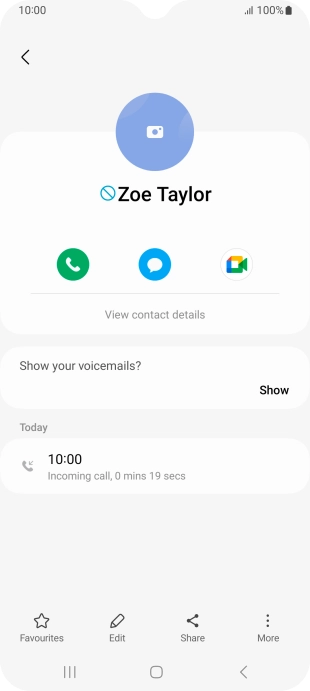 Press the Home key to return to the home screen.