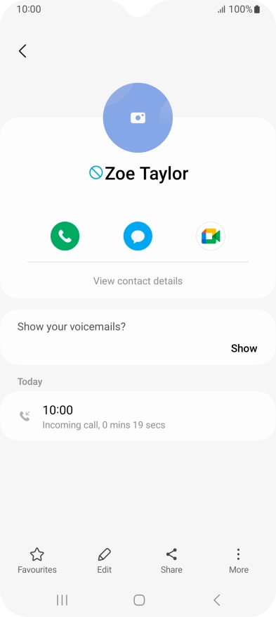 Press the Home key to return to the home screen.