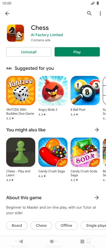 Press the Home key to return to the home screen.