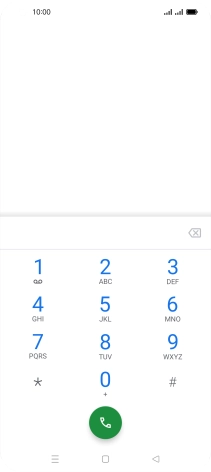 Press the Home key to return to the home screen.