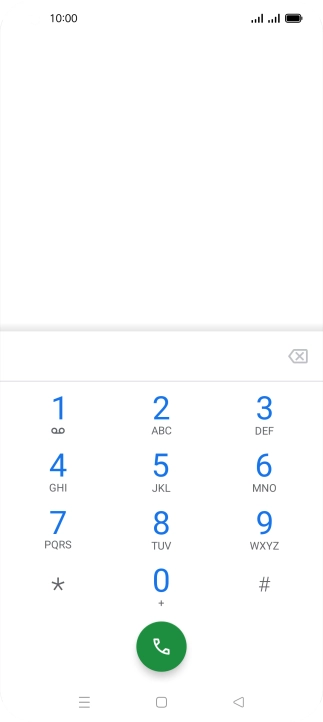Press the Home key to return to the home screen.