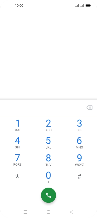 Press the Home key to return to the home screen.