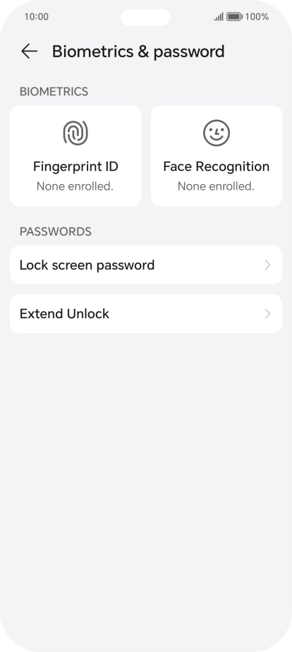 Press Fingerprint ID. Press Fingerprint ID.